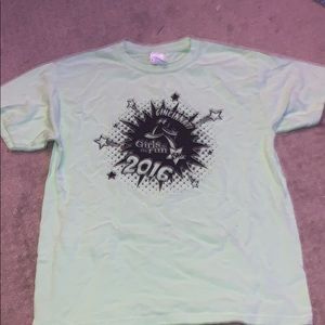A green girls on the run shirt